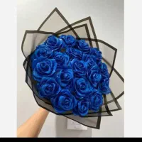 دسته گل روبانی