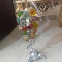گلدان مدل شمعدانی شیشه ای