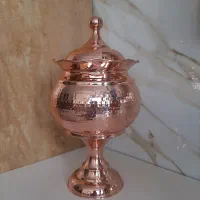 شکلات خوری پایه دار مسی