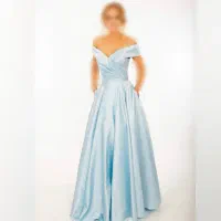 لباس پرنسسی همراه با ژیپون سایز ۳۸
