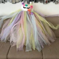پیراهن یونی کورن مناسب ۶ تا ۱۰ سال