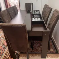 میز نهار خوری ۸ نفره ام دی اف باکس دار|میز و صندلی غذاخوری|بندر انزلی, نیمه شعبان|دیوار
