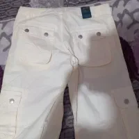 شلوار سفید ترک سایز ۳۸