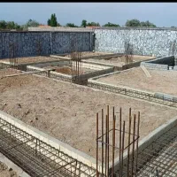 اسکلت فلزی.ارماتوربندی،بتن ریزی