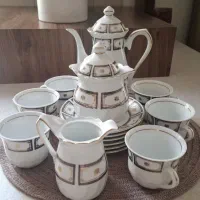 سرویس عصرونه خوری ۱۷ پارچه اسپیدار