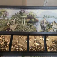 ۲ عدد تابلو پارچه ای و فایبرگلس