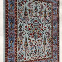 فرش دستباف چله ابریشم