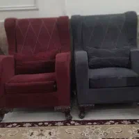 ۱ دست مبل راحتی اما سفارشی ساخته شده جنس‌ مخمل