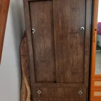 کمد رختاویز دو کشو درب ریلی