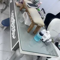 میز ناخن دو نفره با دو کشو