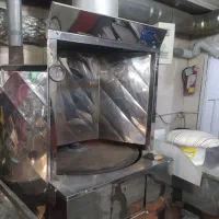 تنور گردان رستورانی ، خمیر پهن کن
