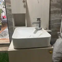 ست روشویی کابینت و باکس دیواری