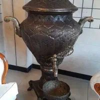 سماور قلمزنی بینظیر ۲مترو ۴۰ سانت وقلیون ۲مترو۳۰