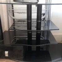 میز تلوزیون شیشه ای