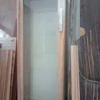 ۲ عدد ویترینMDF،کابینت زمینی فلزی،کابینت ۲ درب هود