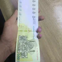 ۶ عدد اسکناس ۵۰۰ هزاری