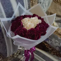 دسته گل بنفش
