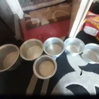 قابلمه وکاسه‌ مسی درحدنو