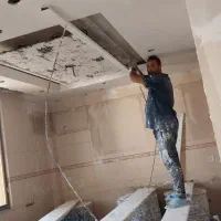 گچکاری خورده کاری ولکه گیری تخریب شومینه وآرگ