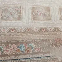 جفت فرش ۱۲ متری نخ ابریشم کاشان