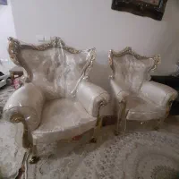 مبل سلطنتی پایه استیل چوب راش اصلی
