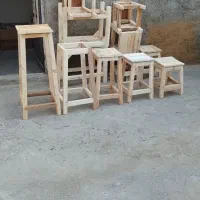 چهارپایه چوبی