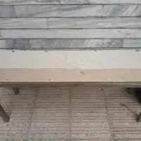 نیمکت آهنی و چوبی کارگاهی