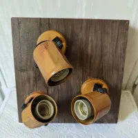 دیوار کوب آویز سه تایی و چراغ سقفی