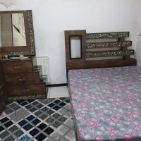 سرویس تخت خواب دو نفره با میز ارایش و دراور