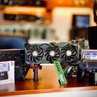 کیس نسل 4 رم 16 گرافیک RX 590 3FAN مادربورد ASUS