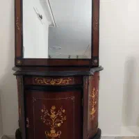 اینه وکنسول چوبی