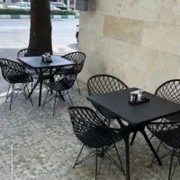 میز و صندلی طرح بامبو پلیمری ضدآب