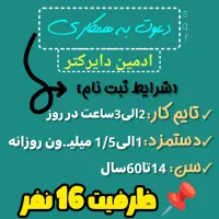ادمینی .کار در منزل