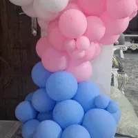 ریسه بادکنک سه رنگ