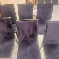 صندلی طرح مخمل چوبی