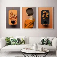 تابلو بوم  نارنجی