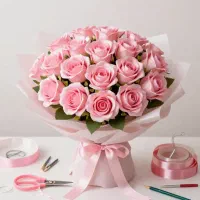 گل رز روبانی