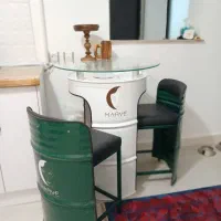 میز و صندلی بشکه ای