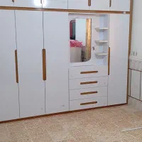 نصب و اجرای کابینت کمد دیواری درب چوبی