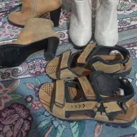 ۲عدد نیم پوت زنانه ویک جفت صندل پسرونه