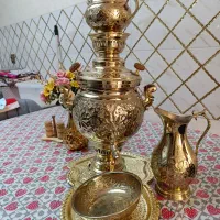 سماور ذغالی برنزکاملانو