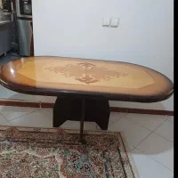 میز ناهار خوری چوب کلاسیک ۶ نفره