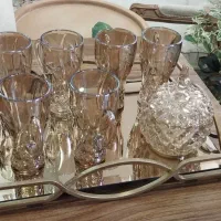 سرویس چایخوری با سینی جنس خوب
