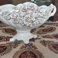 کاسه ی میوه خوری گل برجسته کاملا نو و سالم