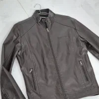 کاپشن چرم مردانه سایز 2xl