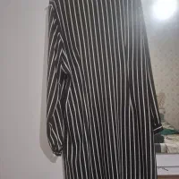 یک شلوار نو مانتو نو بلند ومانند در حد نو راه راه