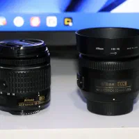 لنز 35 و لنز 18.55 نیکون