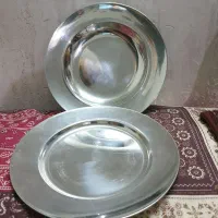 بشقاب استیل قدیمی
