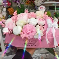 سبد گل نوزادی مدل گهواره