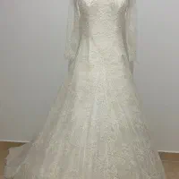 لباس عروس مارک پیر کاردین دانتل فرانسه (۳۶ تا۴۰)